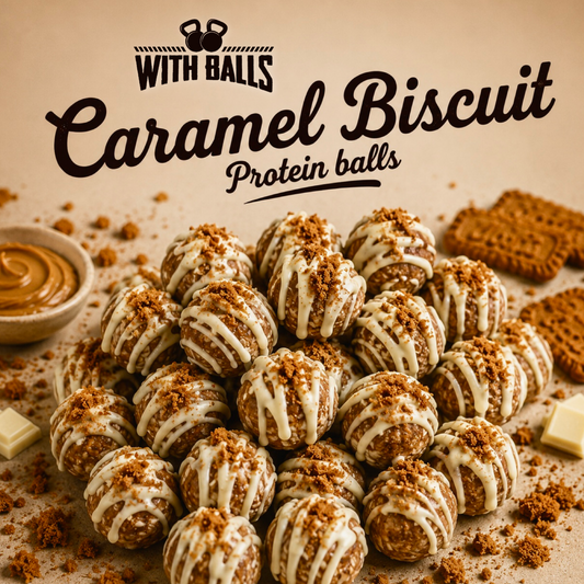 Caramel Biscuit Protein Balls